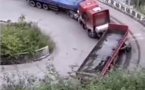 Trucks Kissing On The Road