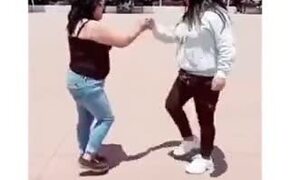 Two Girls Dancing