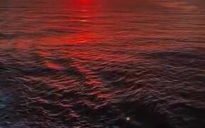 Red Ocean Near Scotland - Fun - VIDEOTIME.COM
