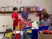 Good Classmates Share Toys With House Burnt Boy