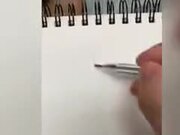 Mind-Blowing Pencil Art In Subway
