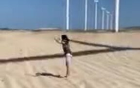 Man Shadow Jumping - Fun - VIDEOTIME.COM