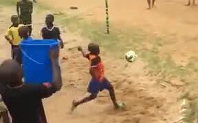 An Innovative Game With A Soccer Ball - Kids - VIDEOTIME.COM