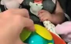 Baby Experiencing Vibrating Magic Ball - Kids - VIDEOTIME.COM