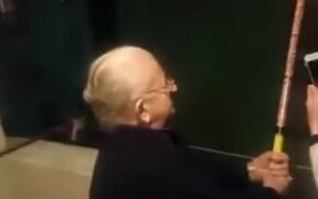 Firework Blows Up While Grandma Holds It - Fun - VIDEOTIME.COM