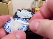 Miniature Cooking Set Works Like A Real One