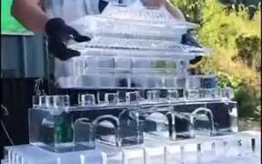 Creating An Incredible Ice Sculpture