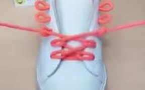 How To Tie A Beautiful And Attractive Shoelace - Fun - VIDEOTIME.COM
