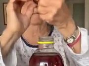 Sweet Old Lady Trying Out Magic