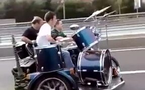 A Mobile Band On The Street