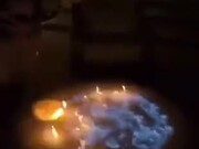  Lighting Fire On Snow