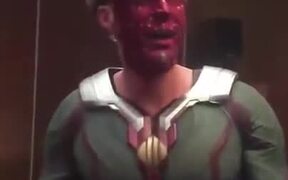 Vision Of Avengers Taking Off Makeup - Fun - VIDEOTIME.COM