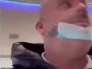 Guy Trolls Security Guard With 'Half Mask' Mask
