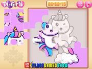 Cute Rainbow Unicorn Puzzles Walkthrough