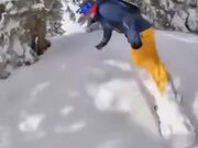 When You Love Both Snowboarding And Parachuting