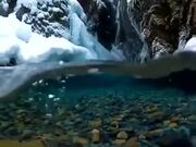 Beautiful Shot Of Alaskan Glacial Melt Water - Fun - Y8.COM