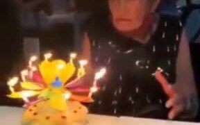 Grandma Celebrates Birthday - Fun - VIDEOTIME.COM