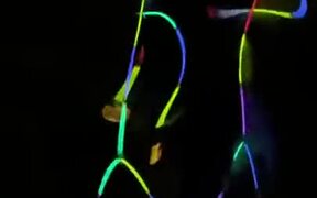 How To Make Glow In The Dark Stick Figures - Fun - VIDEOTIME.COM