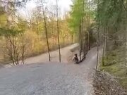 Mountain Biker Goes Full Send