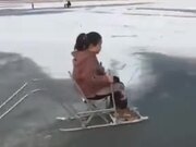 Unique And Cool Gizmo Used For Sliding On Ice