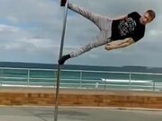 When You Want To Pole Dance..