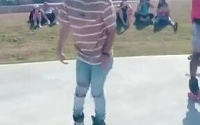 Insanely Talented Guy Dances While Wearing Skates - Fun - VIDEOTIME.COM