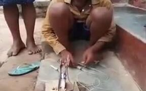 Kid Makes Cool Gadgets Out Of Trash