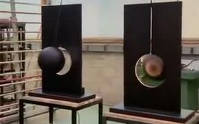 Pendulums Swinging Look Like Straight Up Eclipses