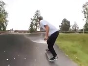 Cool Skateboarding In A Loop
