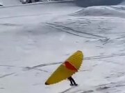 Snow Skating Mixed In With Flying Equals