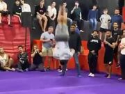 Athlete Shows Off His Non-Stop Backflip Trick