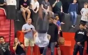 Athlete Shows Off His Non-Stop Backflip Trick