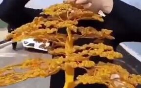Exquisitely Pretty Bonsai Tree Made Of Wires - Fun - Videotime.com