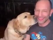 Dog's Adorable Reactions To Getting Kissed