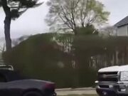 Sports Car Falls Off Trailer And Crashes