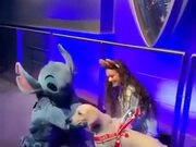 Puppy Gets Excited To Meet His Favorite Character
