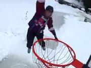 Cool Mix Of Basketball And Ice Skating