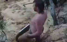Man Dune Surfs His Way Into The Sea - Fun - VIDEOTIME.COM