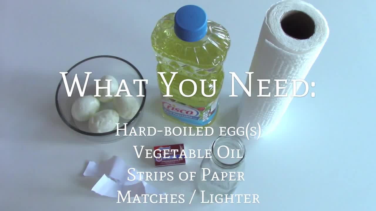 How To Put An Egg In Bottle