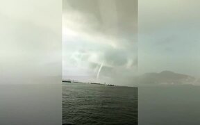 Waterspout Terrorizes Thai Island - Fun - VIDEOTIME.COM