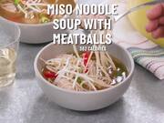 How to Make Miso Noodle Soup with Meatballs