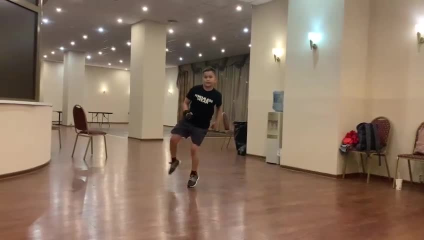 Boy Shows Cool Dance Moves