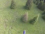 Parachutist Landing