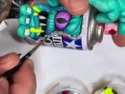 Guy Makes Monster Out of Tin Can Using Clay