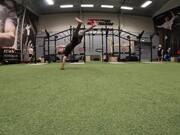 Man Performs Amazing Gymnastic Tricks At Gym