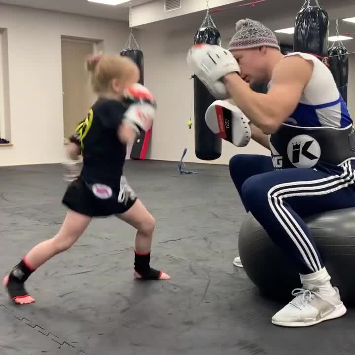 Little Girl Displays Incredible Boxing Skills
