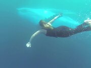 Swimming With Humpback Whales