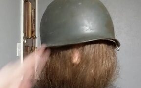 Man Funnily Covers Face With His Long Beard - Fun - VIDEOTIME.COM