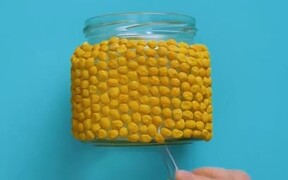 Person Beautifully Recycles Old Jar - Fun - VIDEOTIME.COM