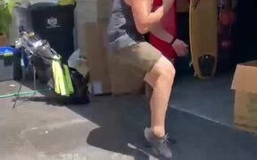 Freaked Out Man Dances And Screams Hilariously